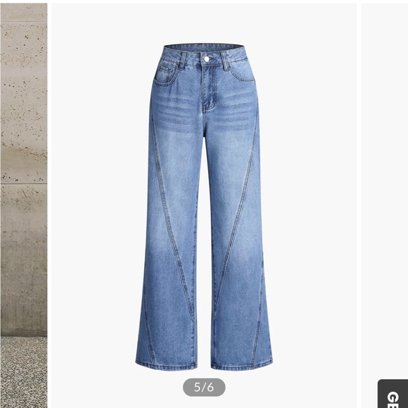 Commense Vintage Denim Straight Leg Jeans - Picture 8 of 13